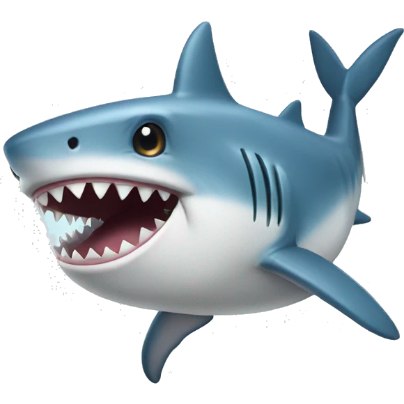 cute shark emoji