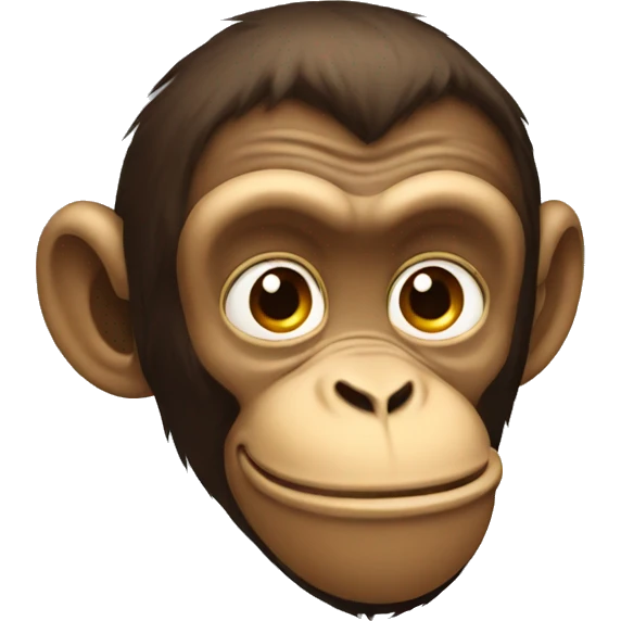 monkey with jawline emoji