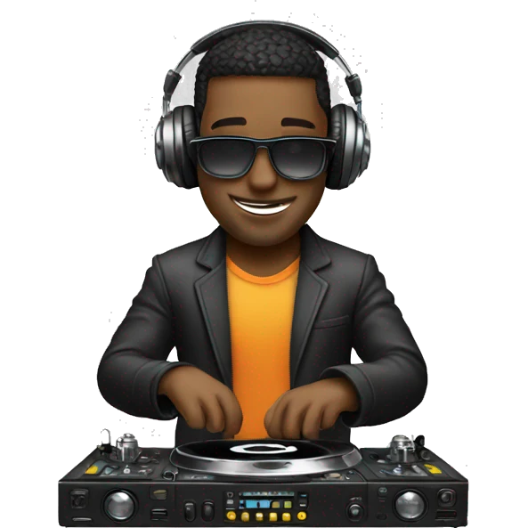dj saludando emoji