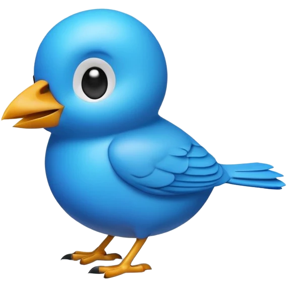 
3D emoji of a small bird, in Apple Memoji style. Soft studio lighting, glossy finish, black background, minimalistic and centered composition.
 emoji