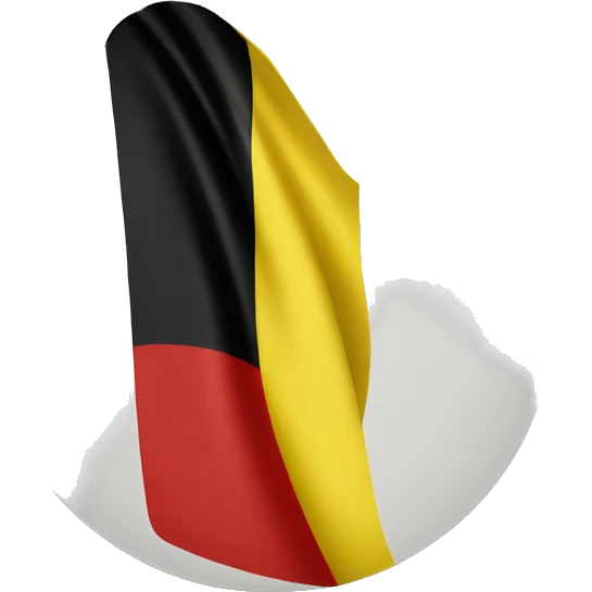 Belgium flag in a circle emoji