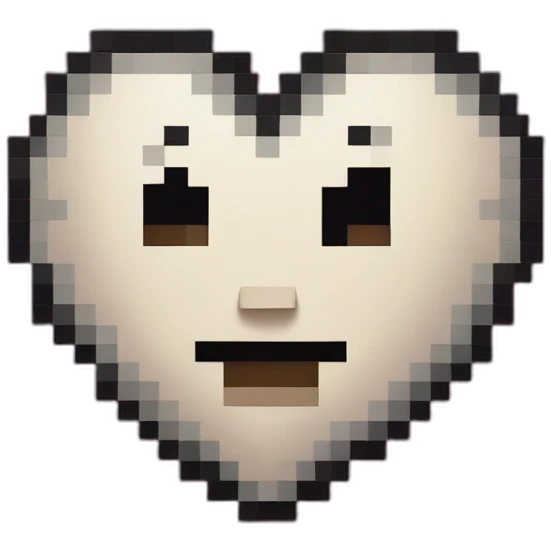 pixel heart emoji