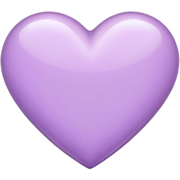 Light purple heart emoji