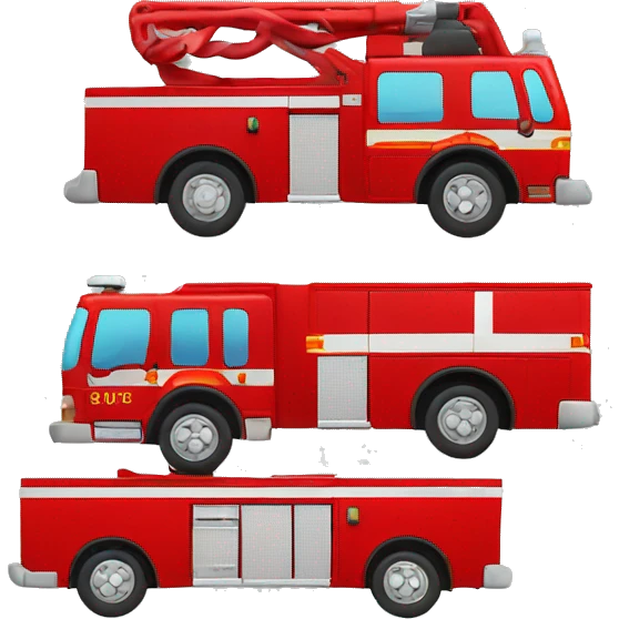 fire engine car emoji