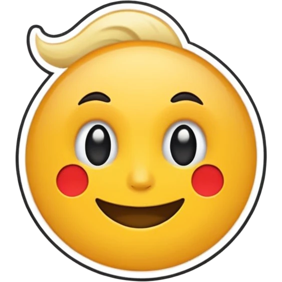 create an emoji, most be a sticker with the text premium emoji