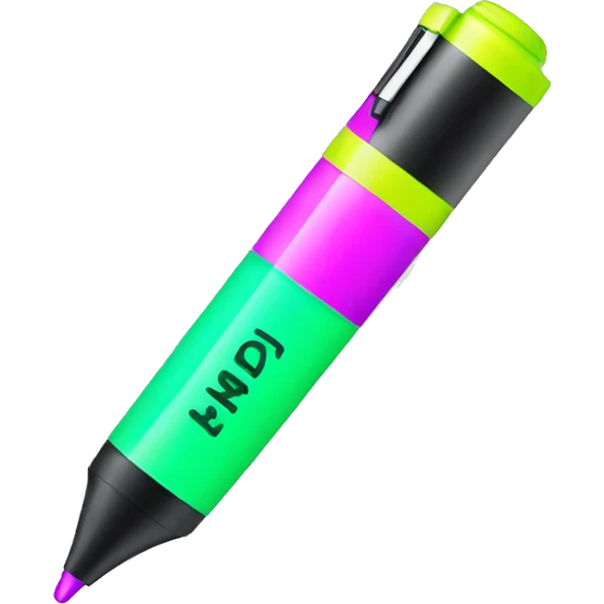 HIGHLIGHTER PEN emoji