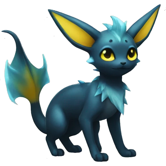 Umbreon-Vaporeon full body emoji