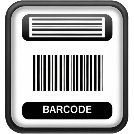 Barcode label emoji