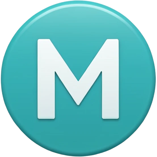 Crea Un logo animado de un círculo color Turquesa y letras blancas con las siglas NHD emoji