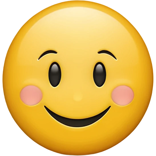 minimalist yellow smiley face emoji