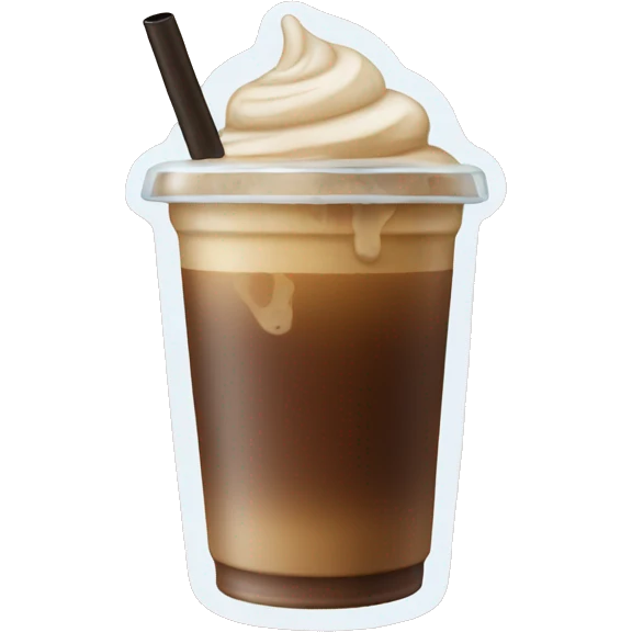 Iced coffee cup  emoji