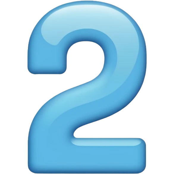 number 5.7 bold clear emoji