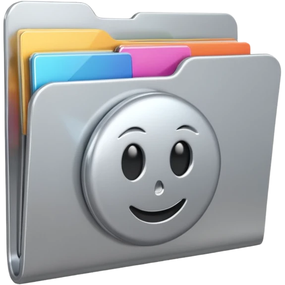 Folder with wideo 3d real emoji