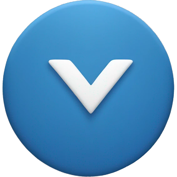blue tick logo emoji
