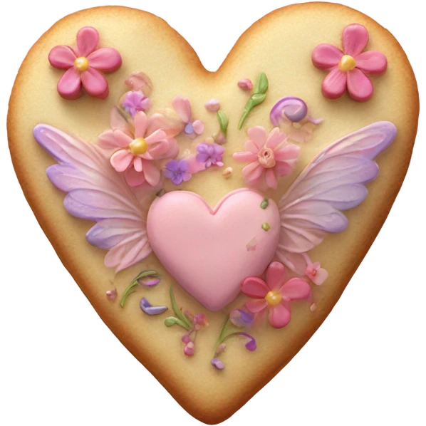 Fairy cookie heart emoji