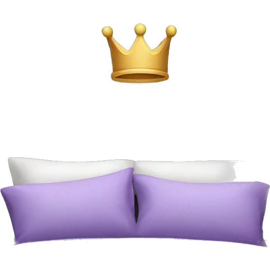 Purple king bed emoji