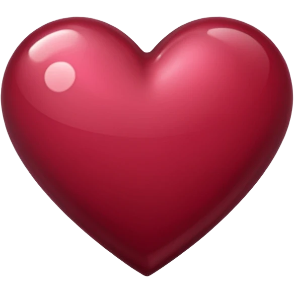 Burgendy heart emoji