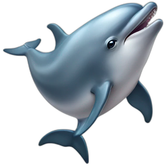 obese dolphin emoji