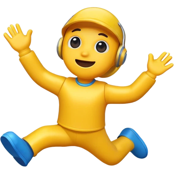 Toy jump emoji
