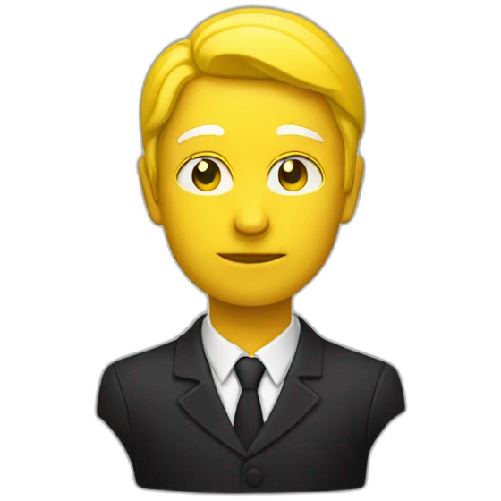 Un noir un jaune et 2 blanc emoji