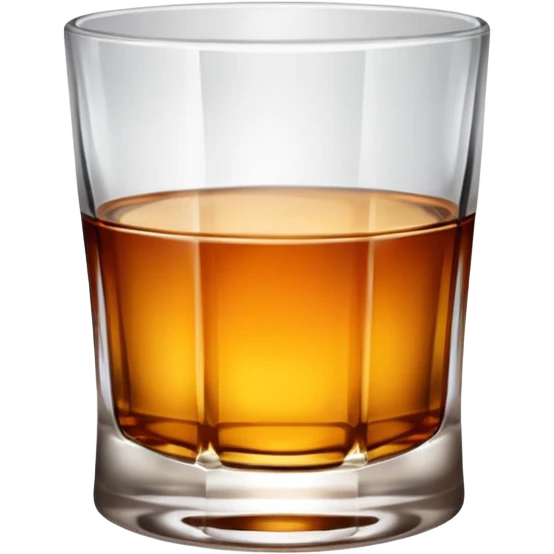glass of whiskey, no splashes emoji