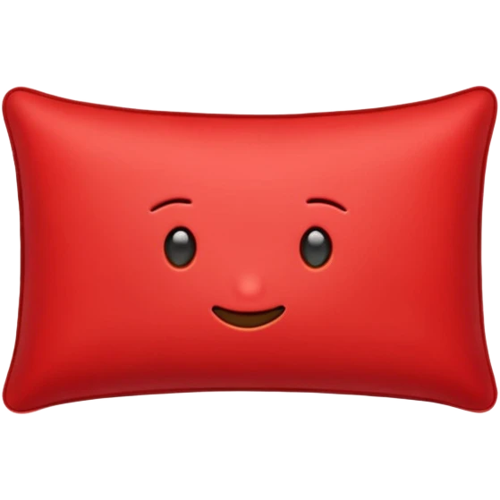 luxury red pillow emoji