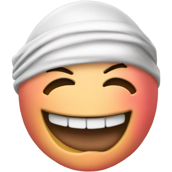 peach with an durag and grillz  emoji