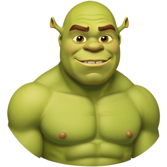 Naked Shrek emoji