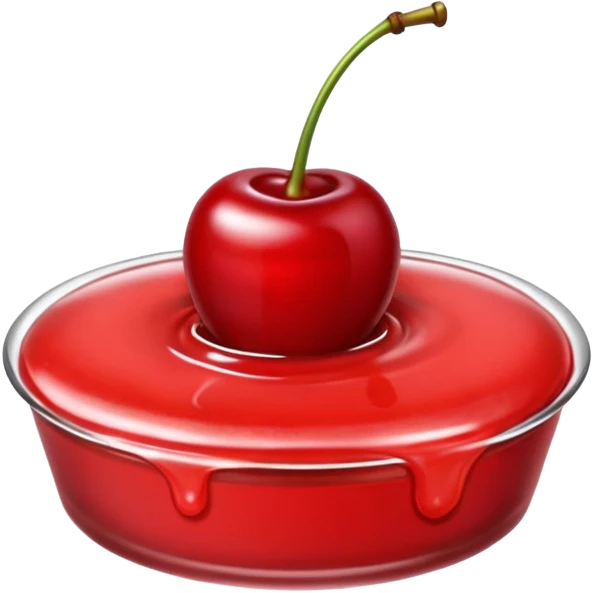 red dessert emoji