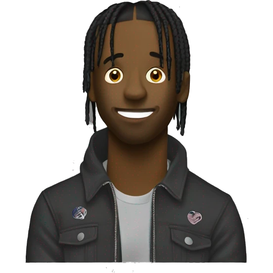 Travis scott fait coucou  emoji