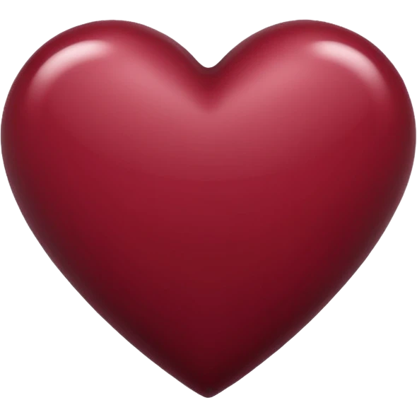 Maroon heart emoji