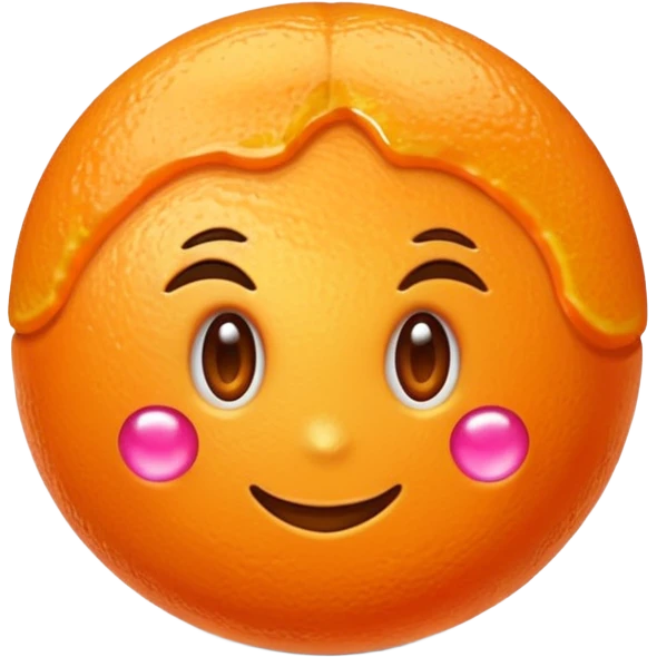 fais moi un bonbon orange emoji