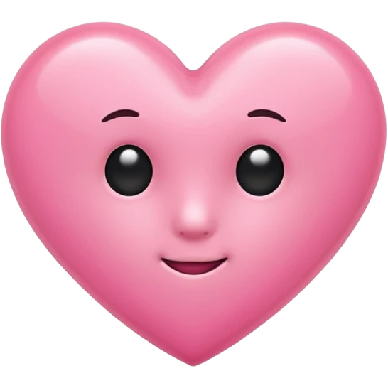 Make a pink heart with a cute R in the middle emoji