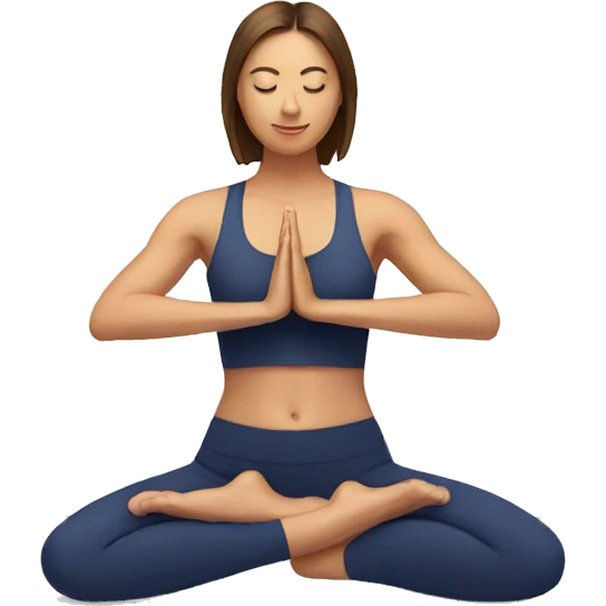 yoga triangle emoji