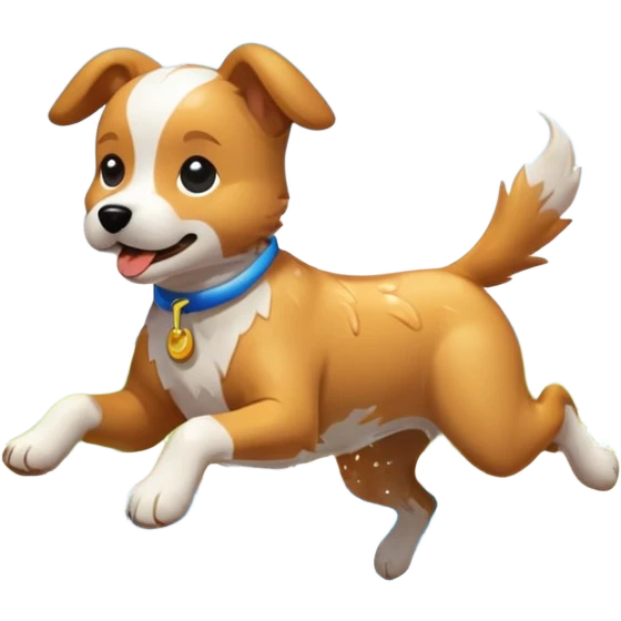 Dog jumping in pool  emoji