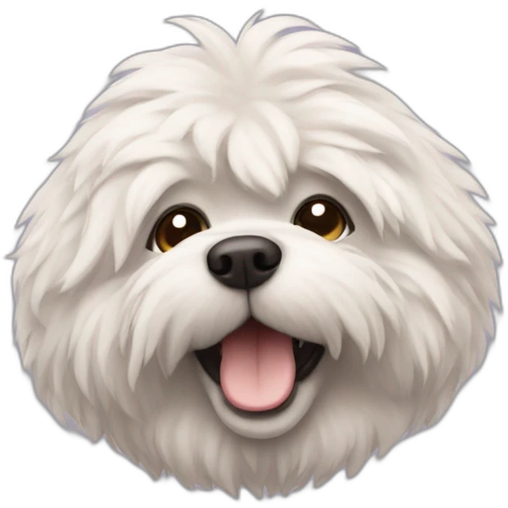 Fluffy dog emoji
