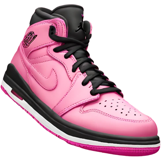 pink air Jordan  emoji