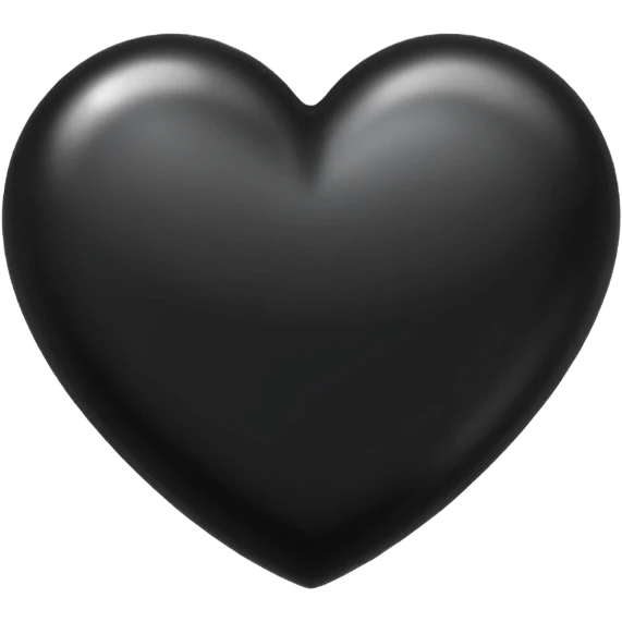Corazón  negro emoji