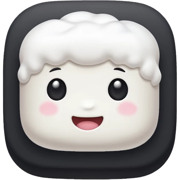 tiny marshmallow emoji emoji