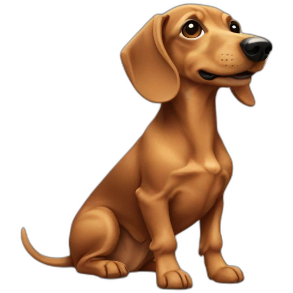 dachshund noodle emoji