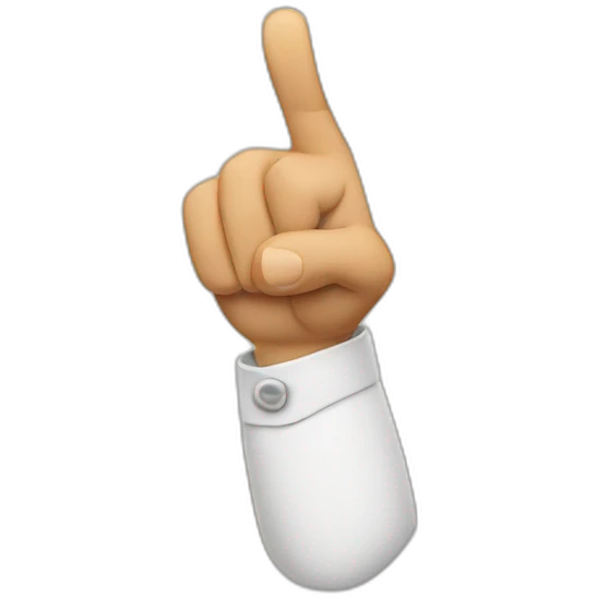 pointing finger to you emoji