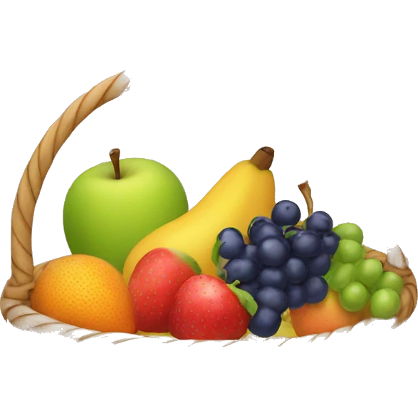 Fruits in basket  emoji