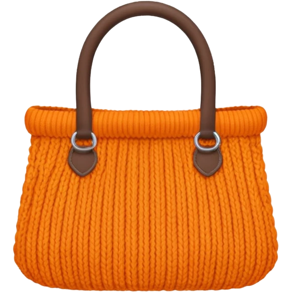 orange Knitted Bag emoji