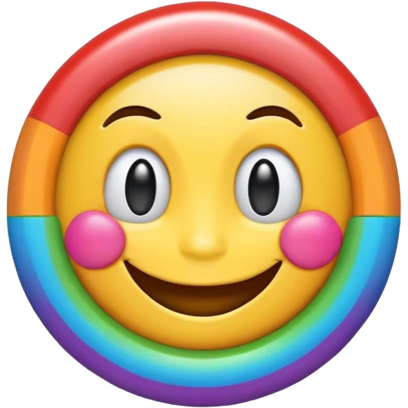 Rainbow Magnet Thats funny and Alive emoji