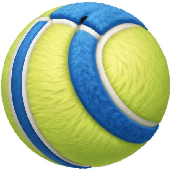 full blue tennis ball emoji