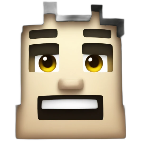 Minecraft charcoal emoji