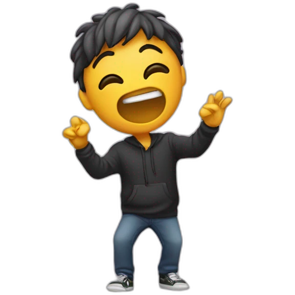 Faisant un dab emoji
