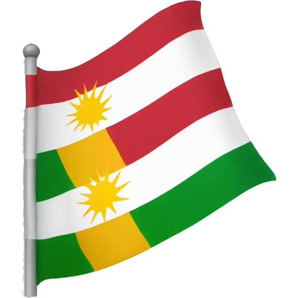 Flag of kurdistan emoji