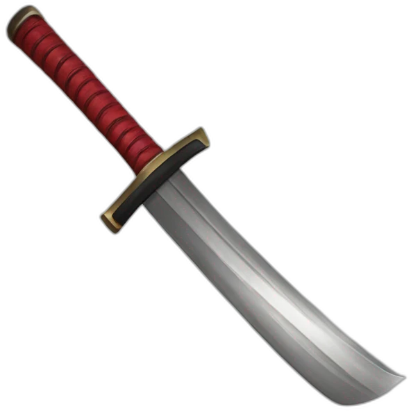 Katana rouge emoji
