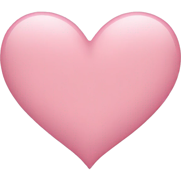 Light pink heart  emoji